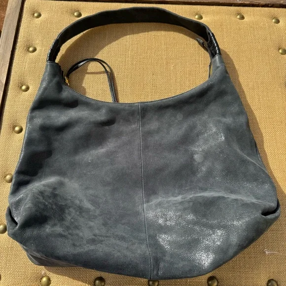 HOBO Dark Gray Women's Leather Bag - Picture 11 of 12
